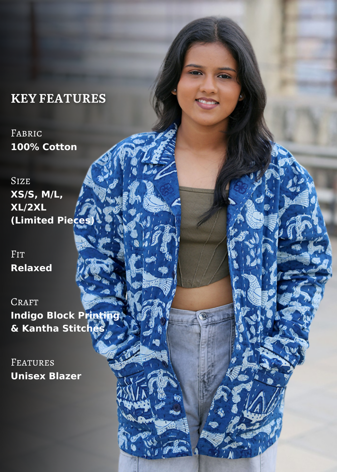 Parwaz Unisex Blazer - Kanan