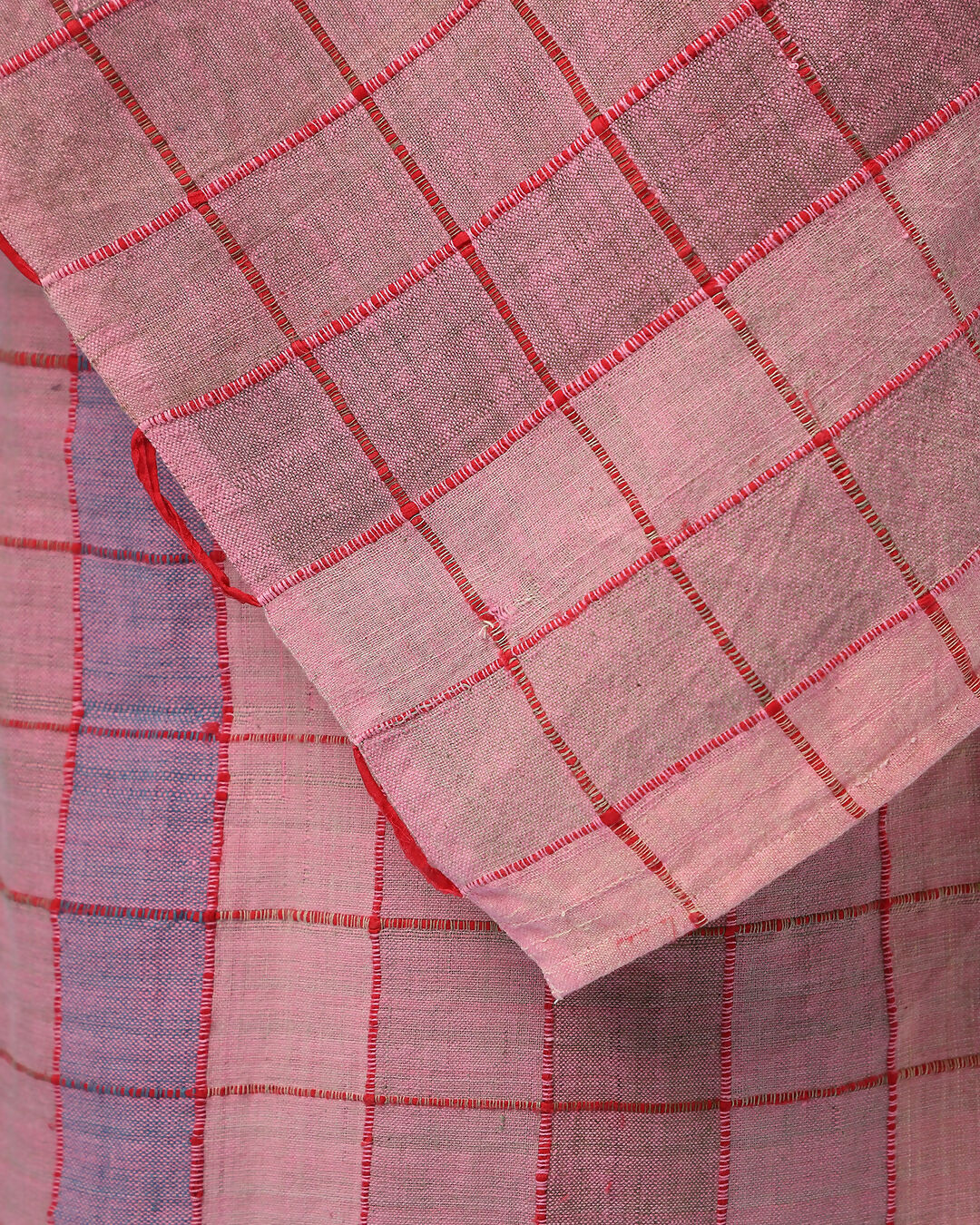Deconstructed Sari In Pink