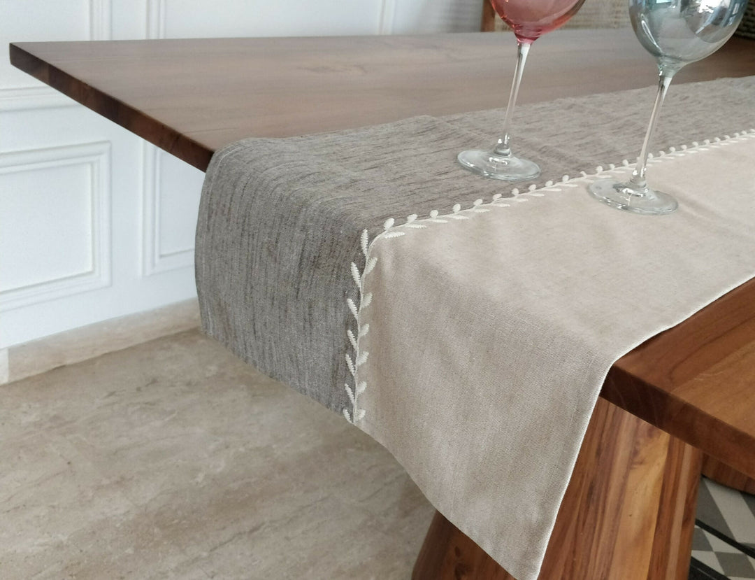 Earth - Linen Table Runner
