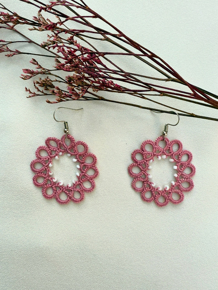 Boho Rosette Earrings