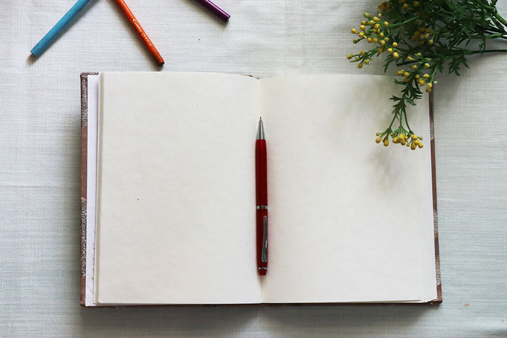 Beautiful Blue Printed Notebook