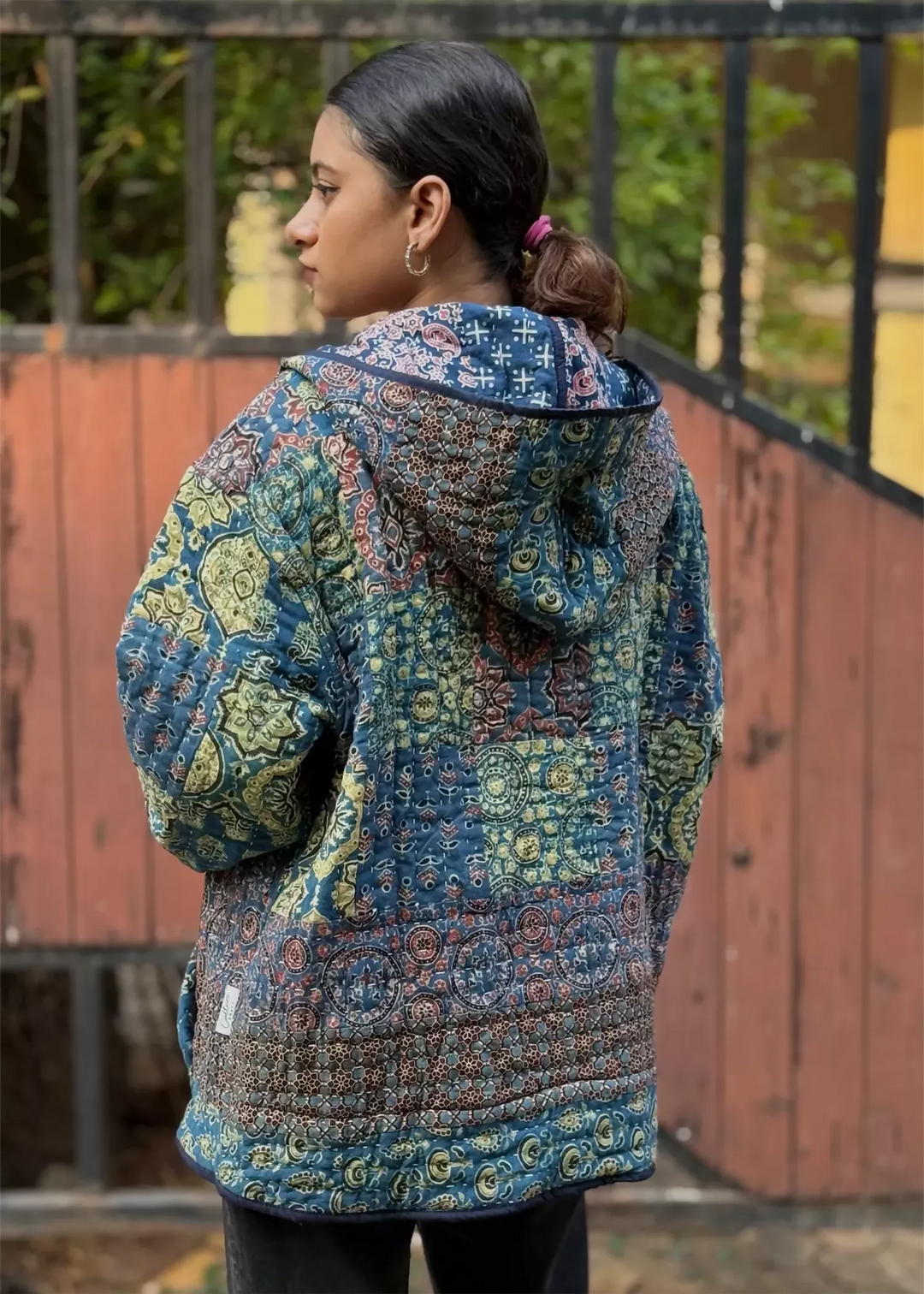 Vayu Reversible Hoodie (Quilted) - Baag
