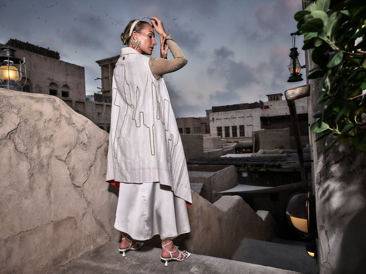 The Ivory Mahira Coat
