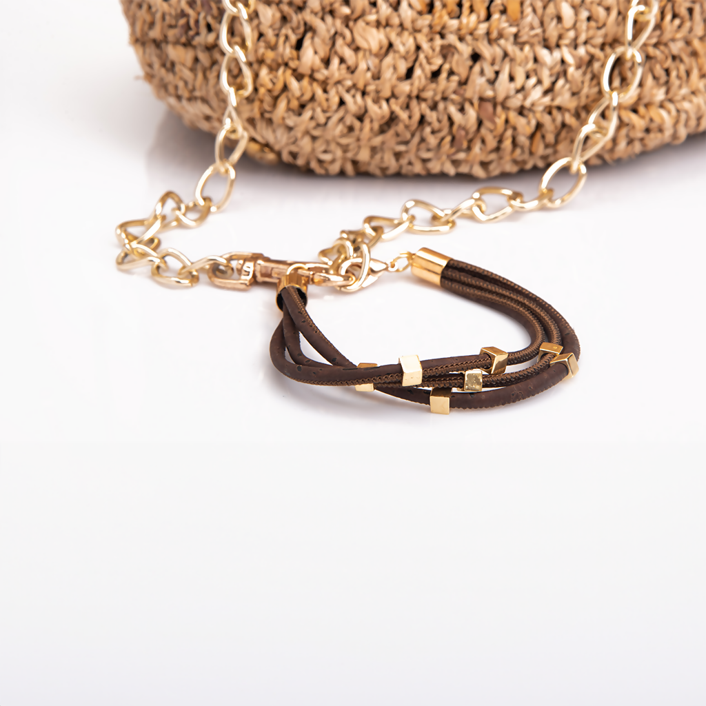 Bracelet Mini Bucket Bag - Brown