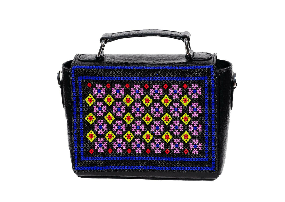 Dhara Midnight Beadwork Purse