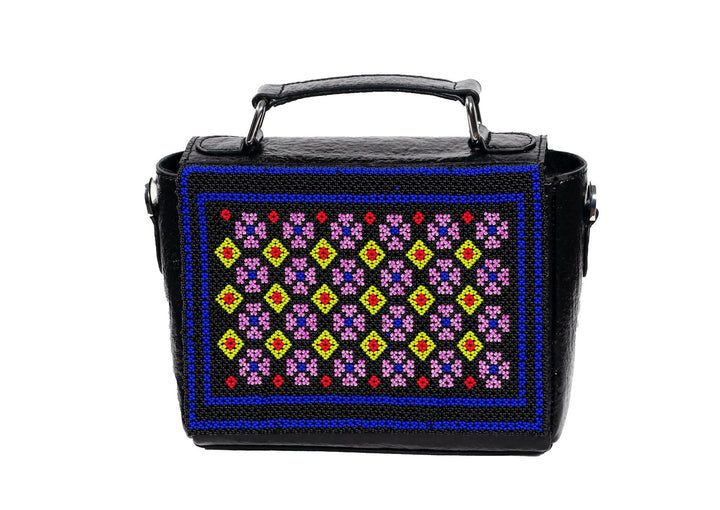 Dhara Midnight Beadwork Purse