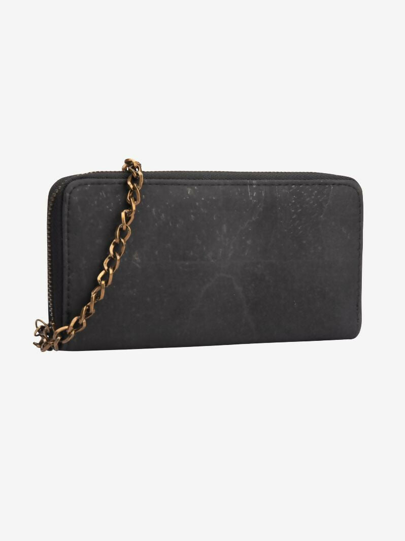 Black Cork Wallet Purse