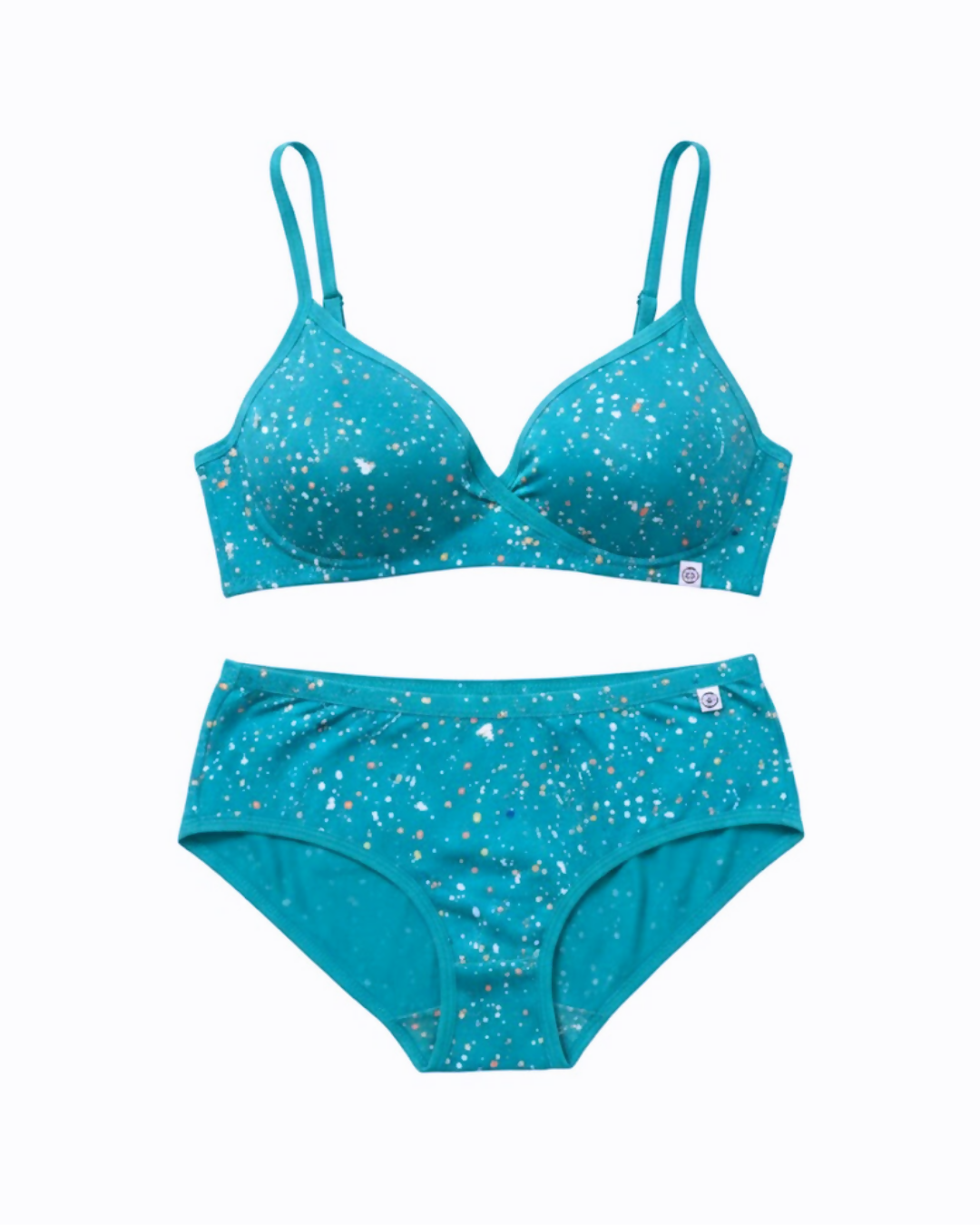 Sapphire Organic Cotton Lingerie Set
