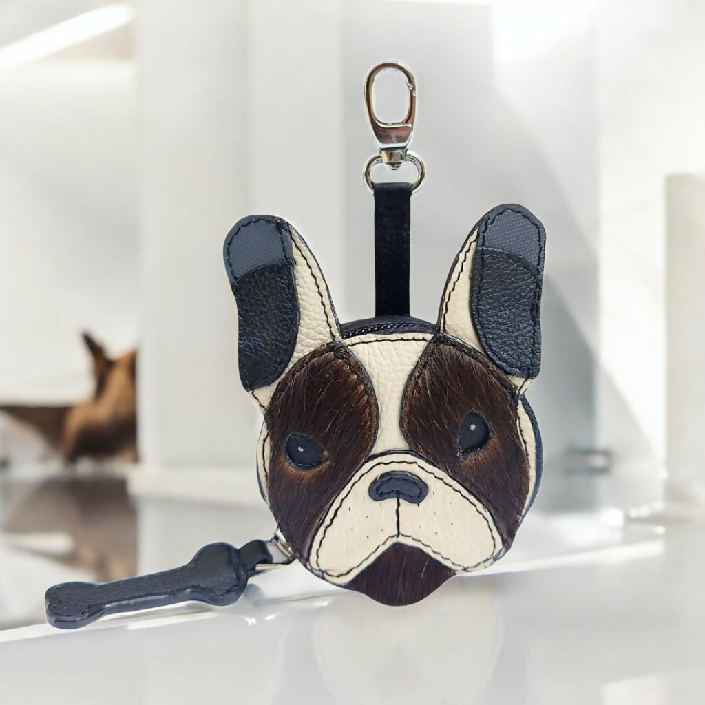 Hachiko Keyring Black
