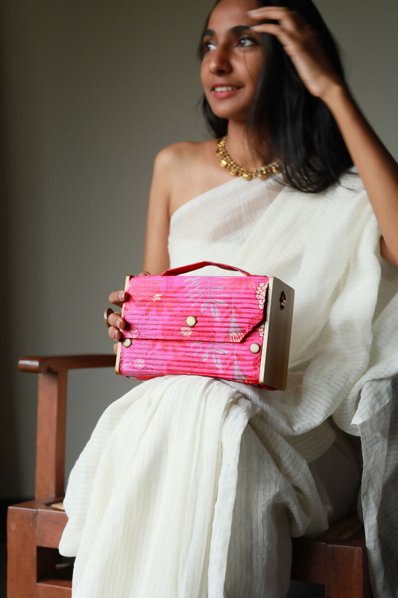 Rani Pink Box Clutch - Gift Box