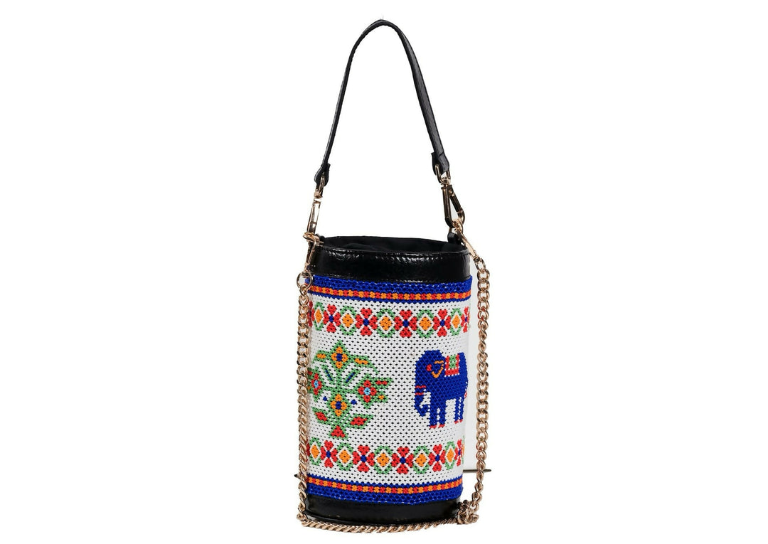 Vistara Elephant Beadwork Bag