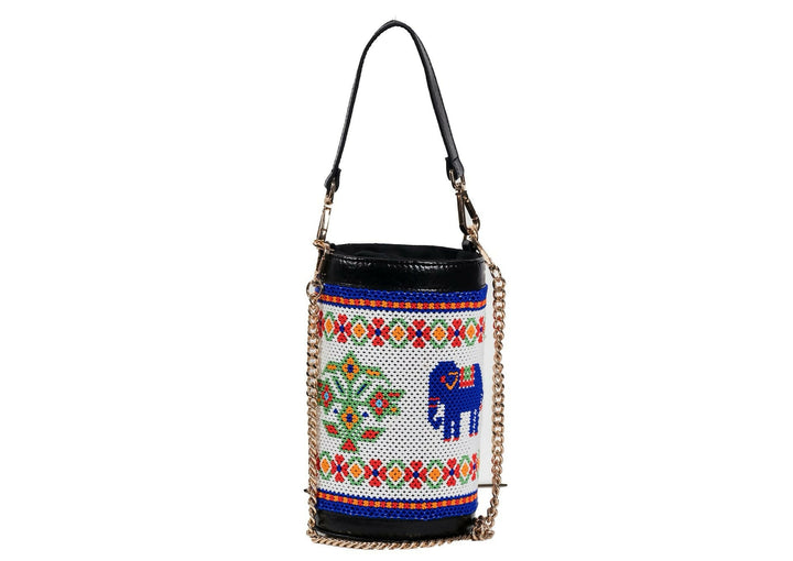 Vistara Elephant Beadwork Bag
