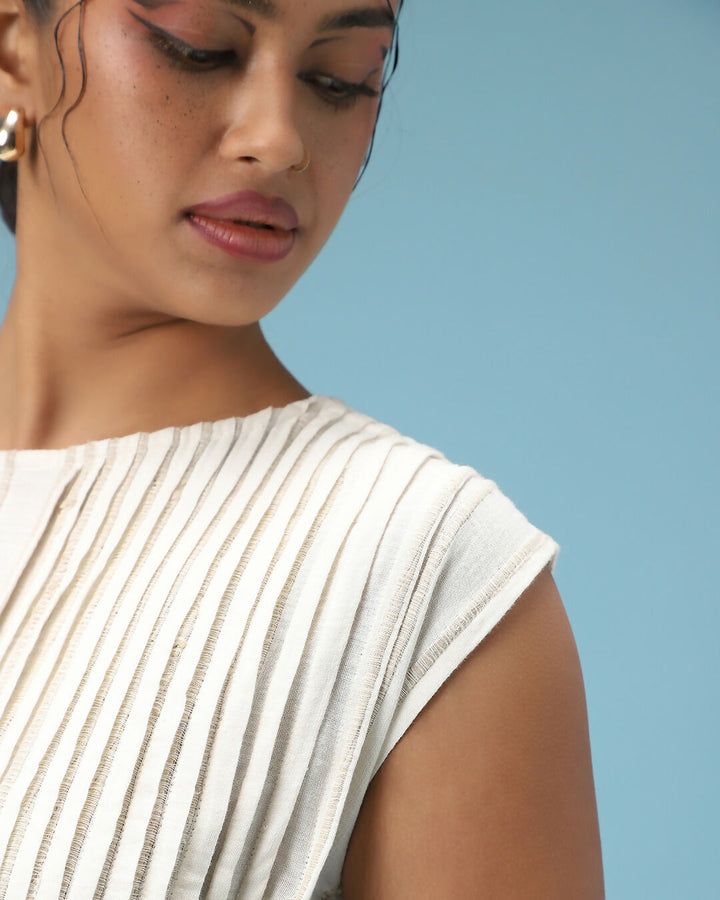 White Chandni Dress