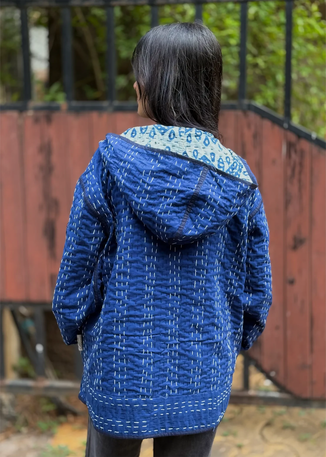 Vayu Reversible Hooded Jacket - Neel