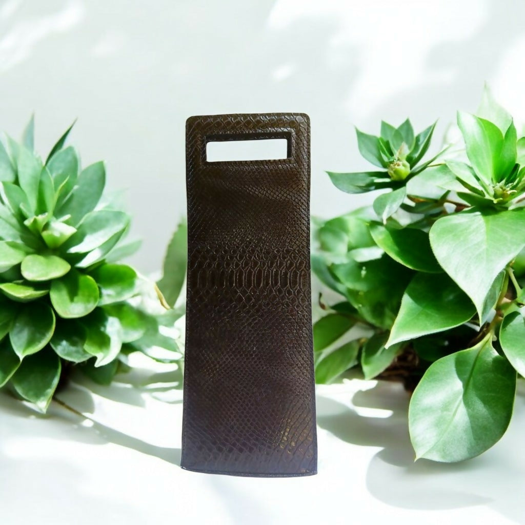 Dark Brown Bottle Holder
