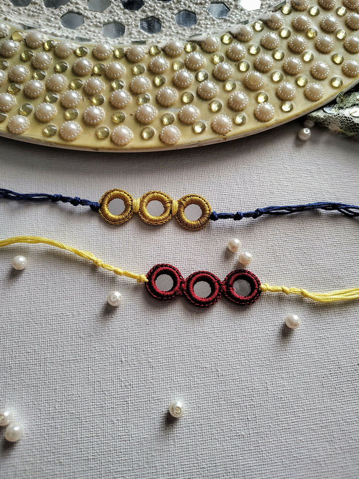 Crochet Mirror Rakhi