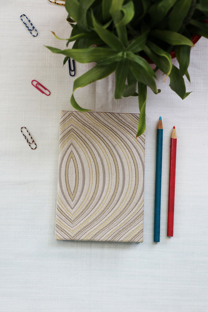 Grey Curves Mini Notebook