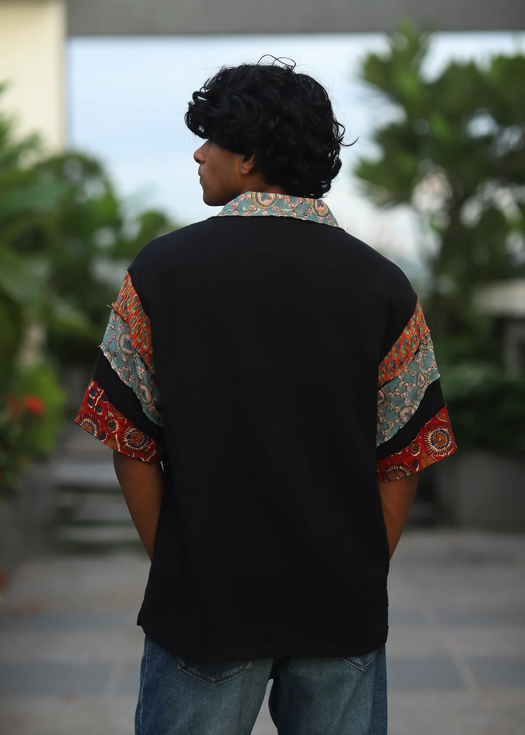 'Alankar' Unisex Resort Patchwork Shirt