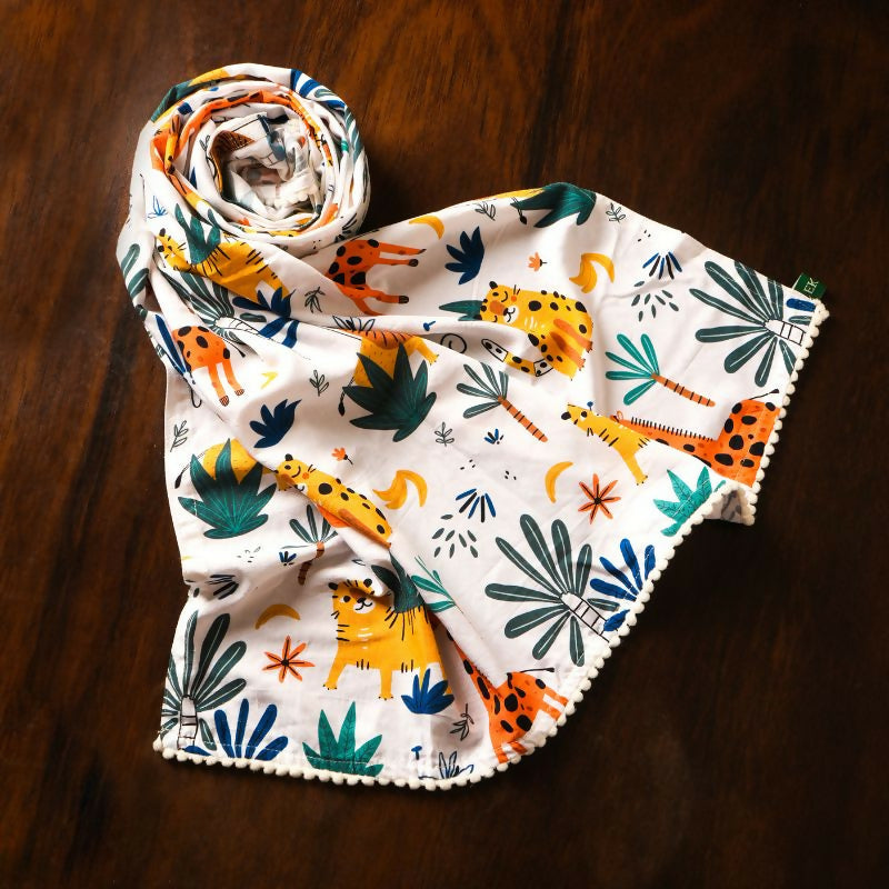 Soothing Jungle Printed Scarf