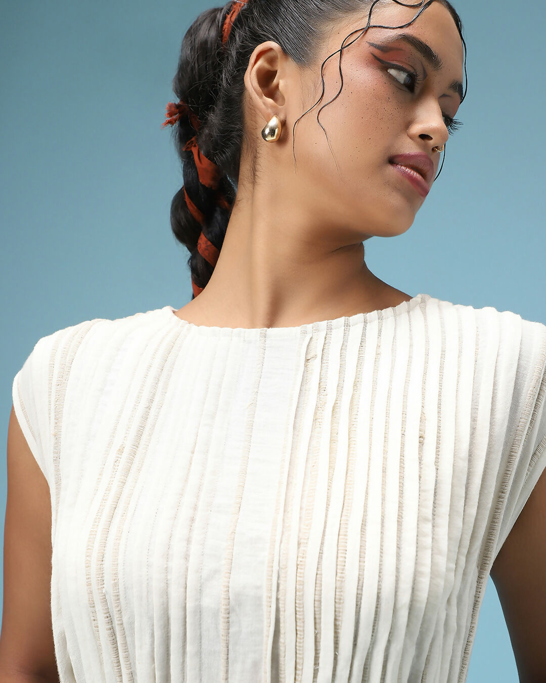 White Chandni Dress
