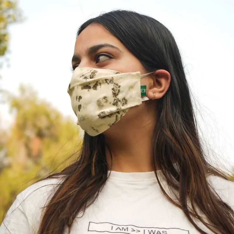 Hemp Eco-Printed Face Mask