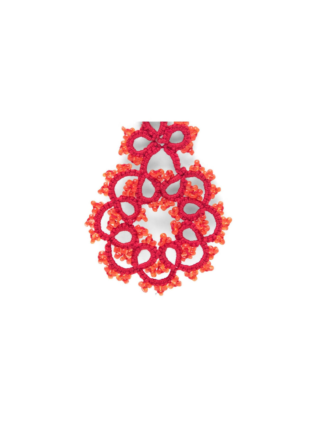 Scarlet Symphony Earrings