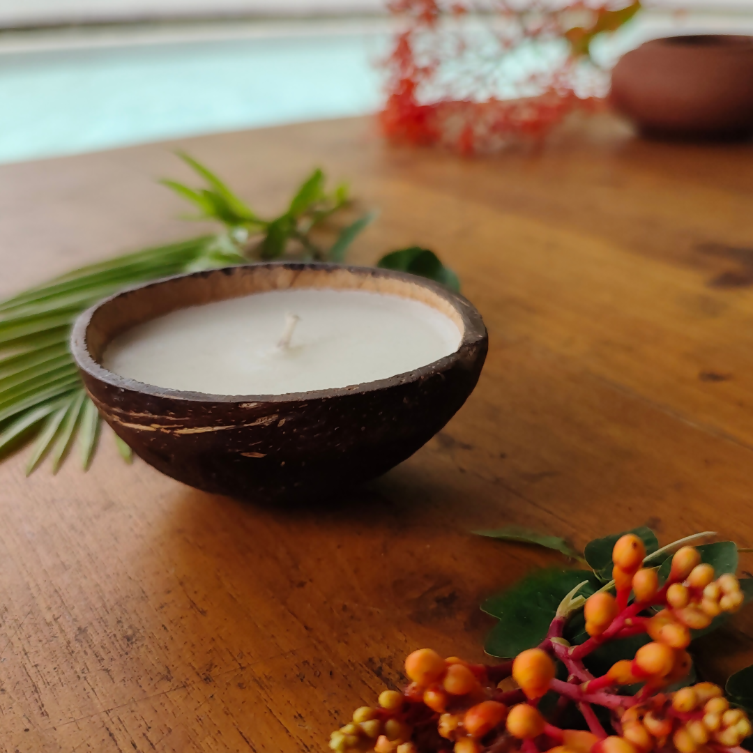 Coconut Shell Soy Wax Candle
