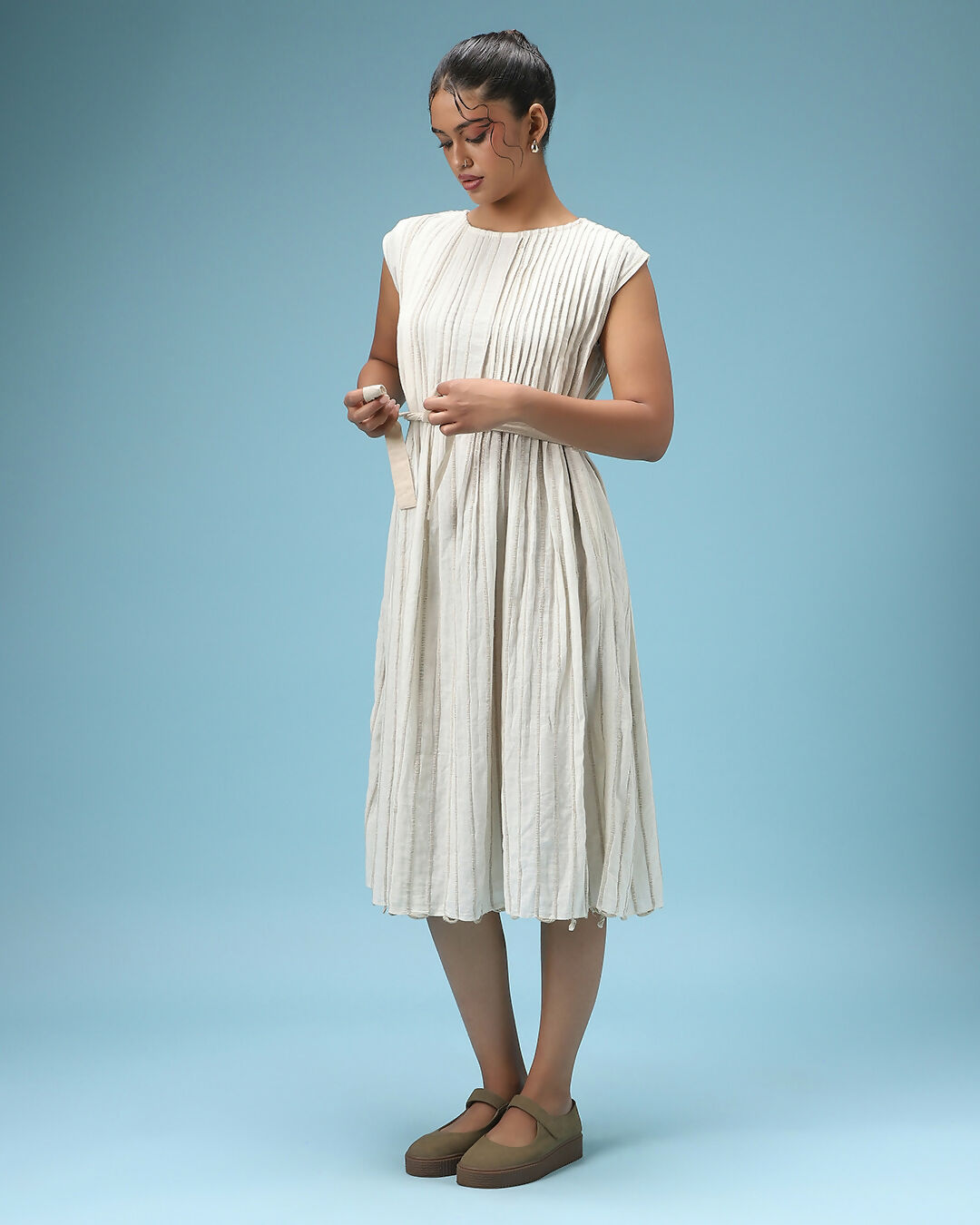White Chandni Dress