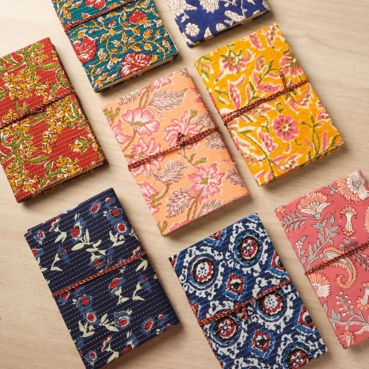 Hand-Block Printed Pocket Diary