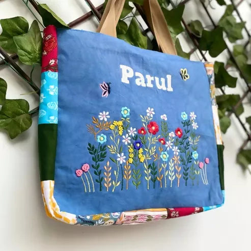 Blue Blossom Tote Bag