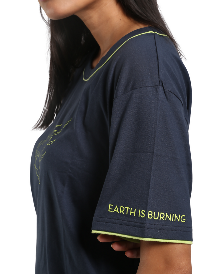 Earth is Burning Organic Cotton Tee
