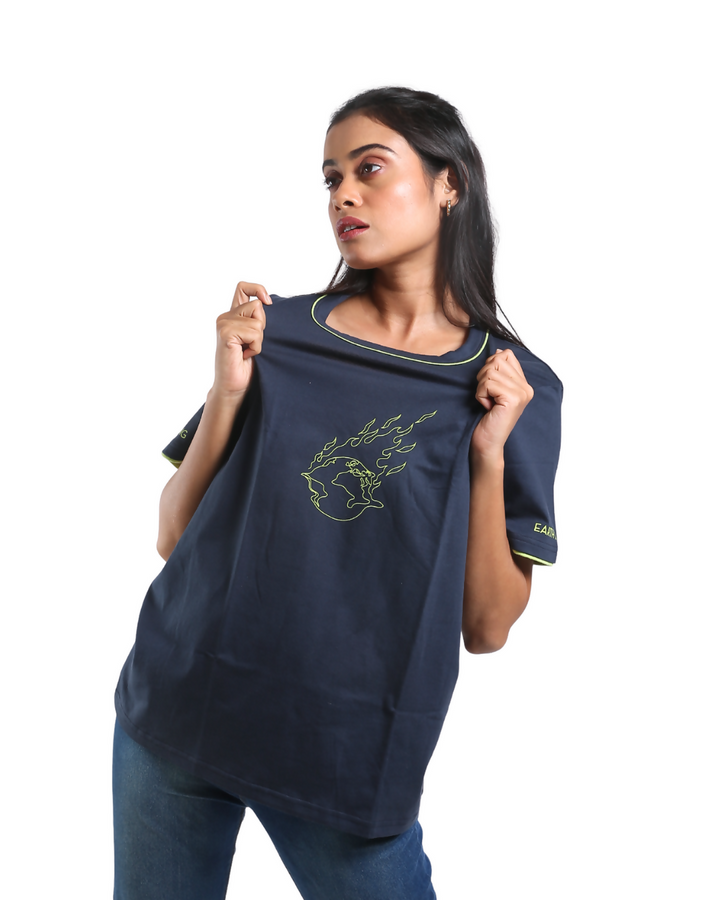 Earth is Burning Organic Cotton Tee