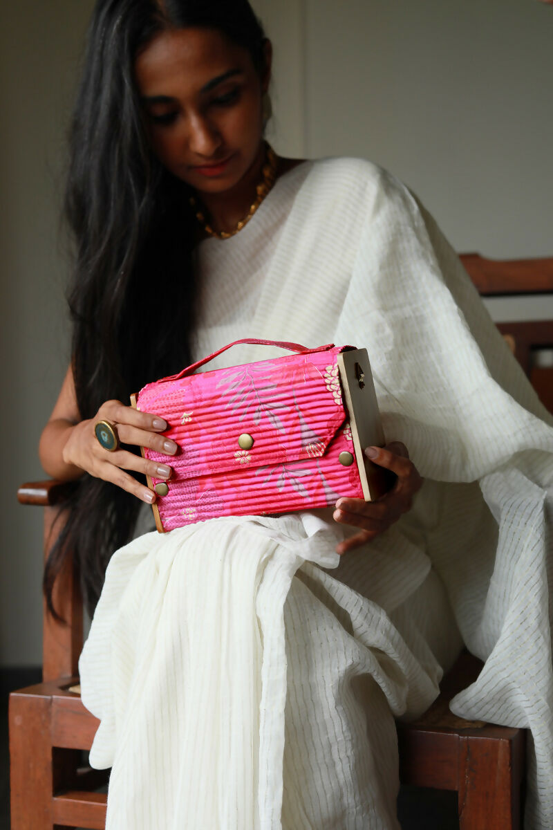Rani Pink Box Clutch - Gift Box