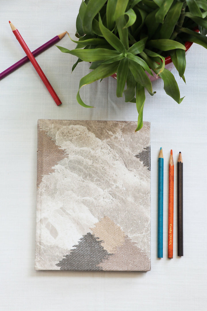 Patched Crisscross Notebook