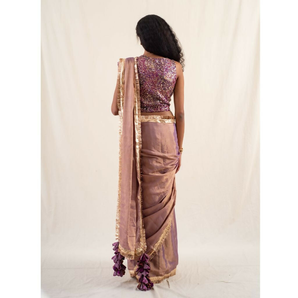 Janpath Lilac - Saree