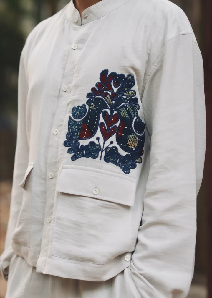 'Do Chidiya' Kyoto Overshirt