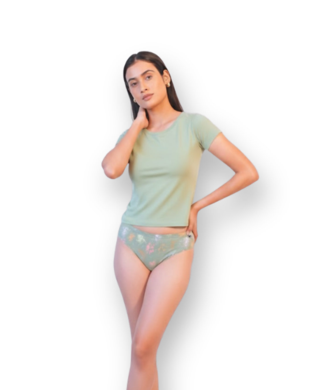 Aquamarine Organic Cotton Tanga