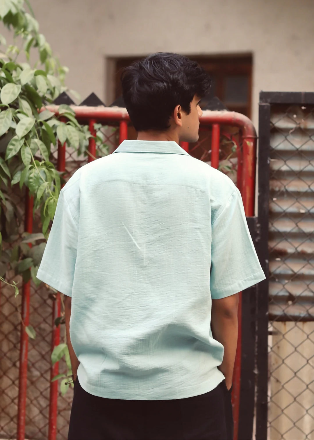 'Kamal' Resort Applique Shirt