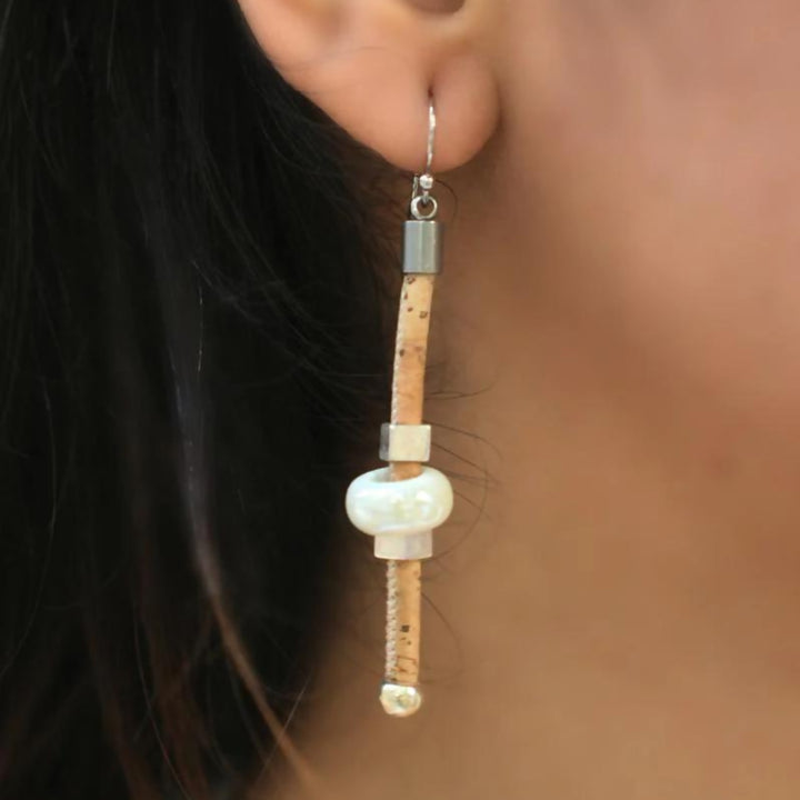 Ceramic Lineage Cork Earring