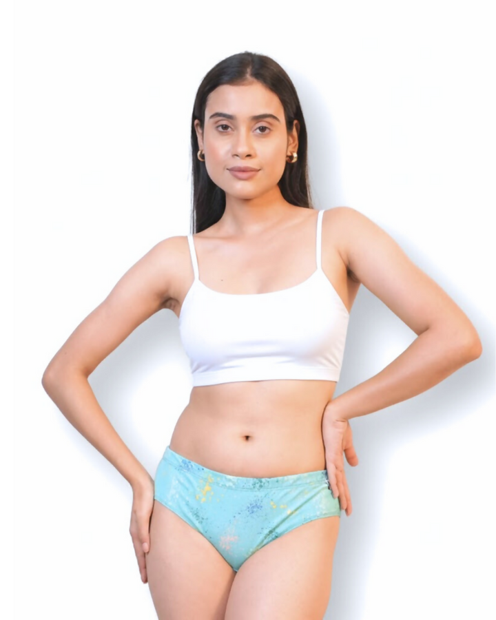 Turquoise Organic Cotton Bikini