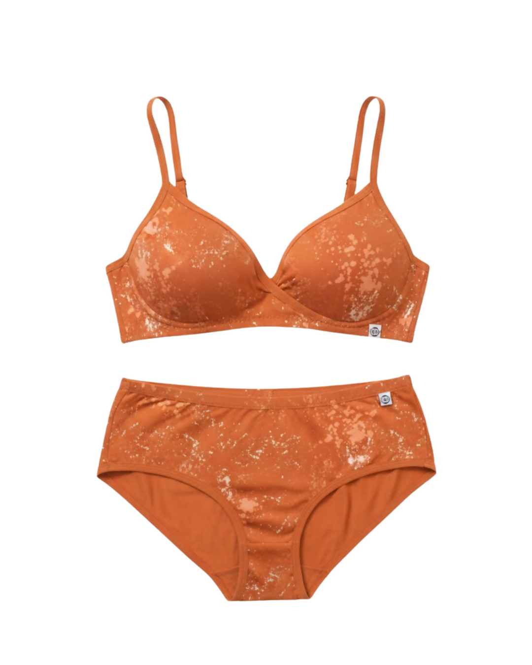 Aquamarine Organic Cotton Lingerie Set