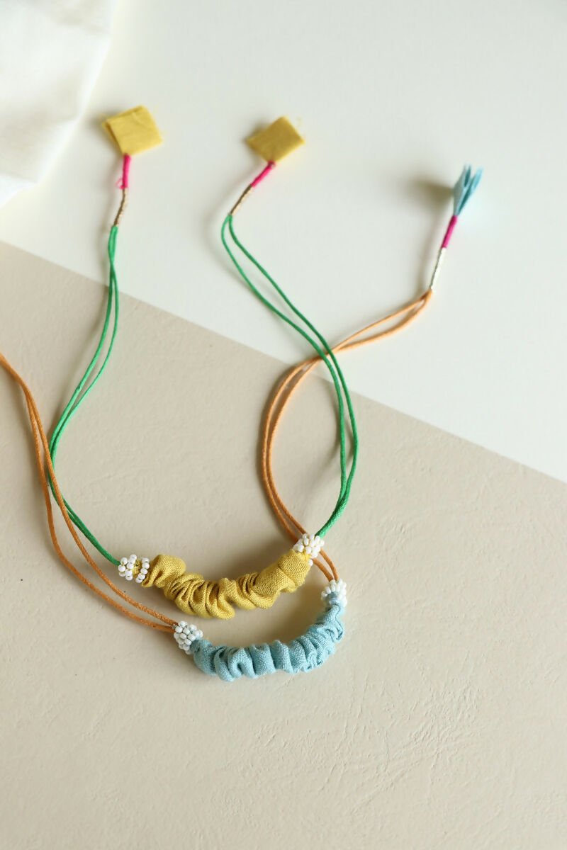 Basanti Rakhi - Set of 3