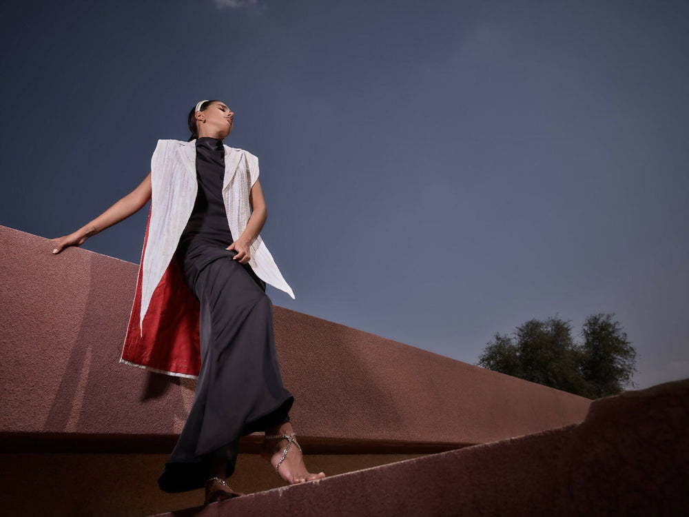 The Ivory Shazia Cape