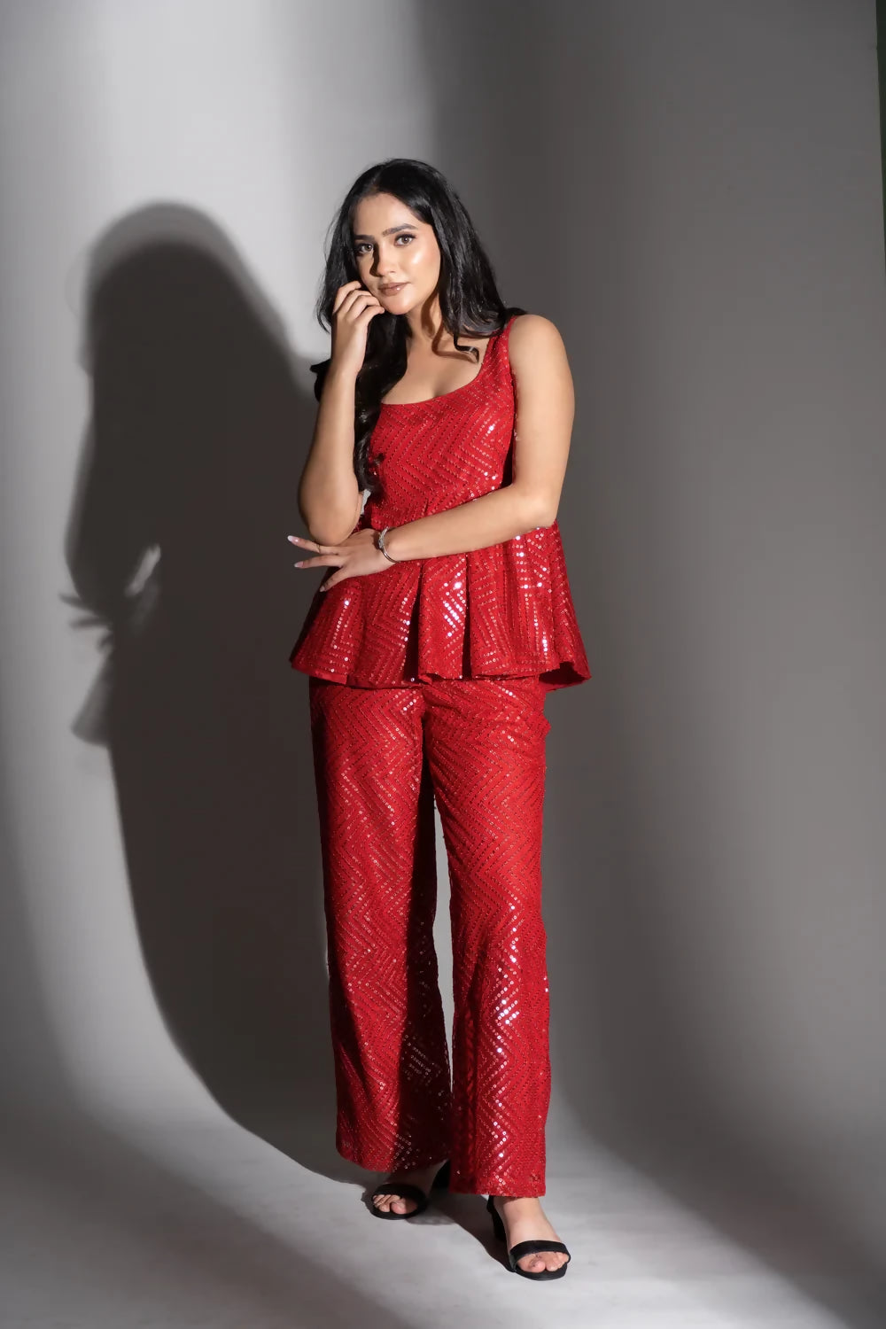 Rooh Sparkle Sequin Set