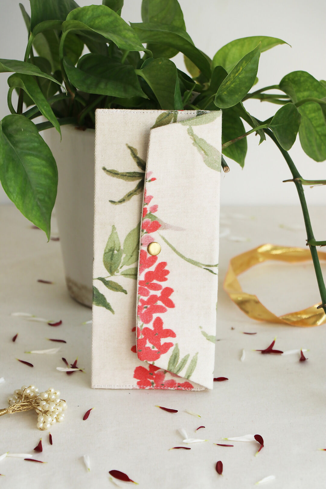 Coral Bloom Money Envelope