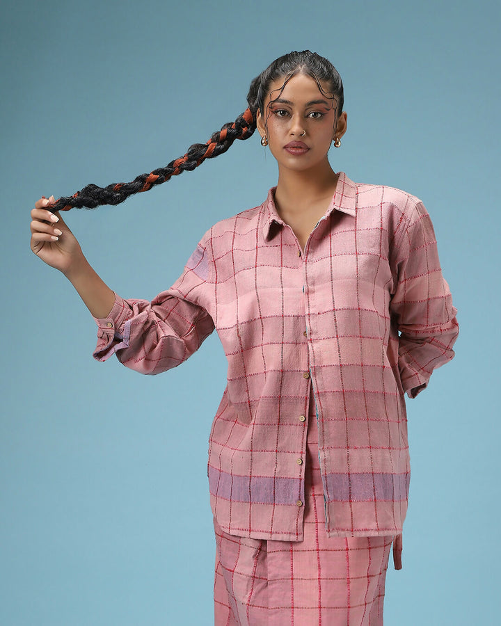 The Pink Flush Full-Sleeved Shirt
