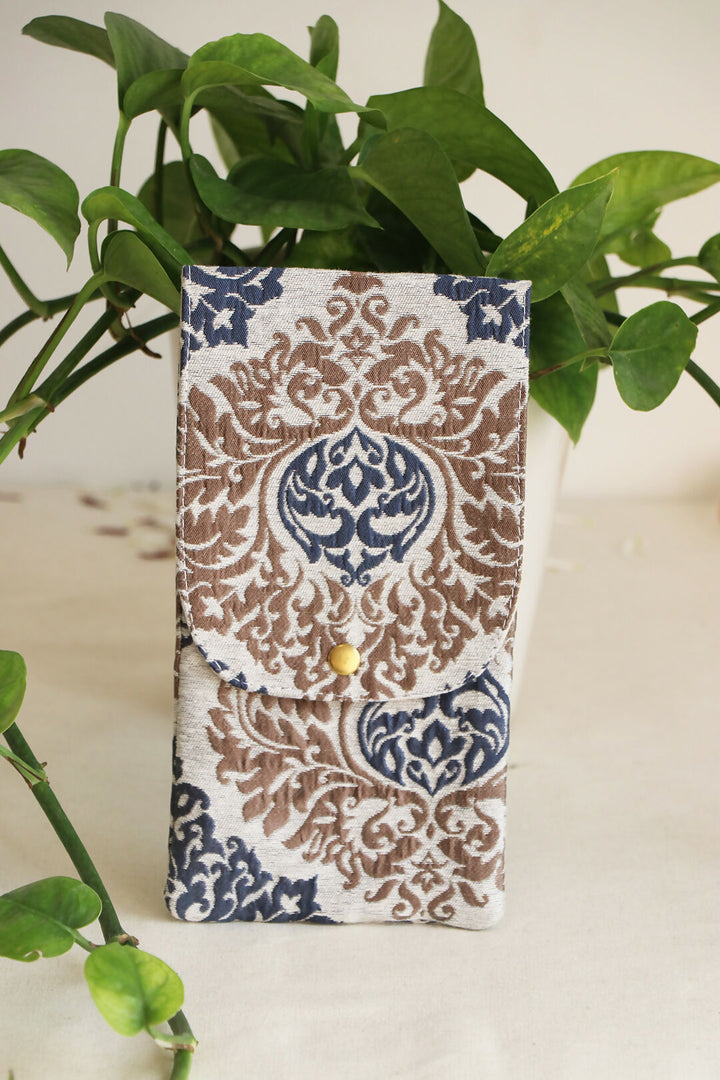 Blue Printed Cutlery Case