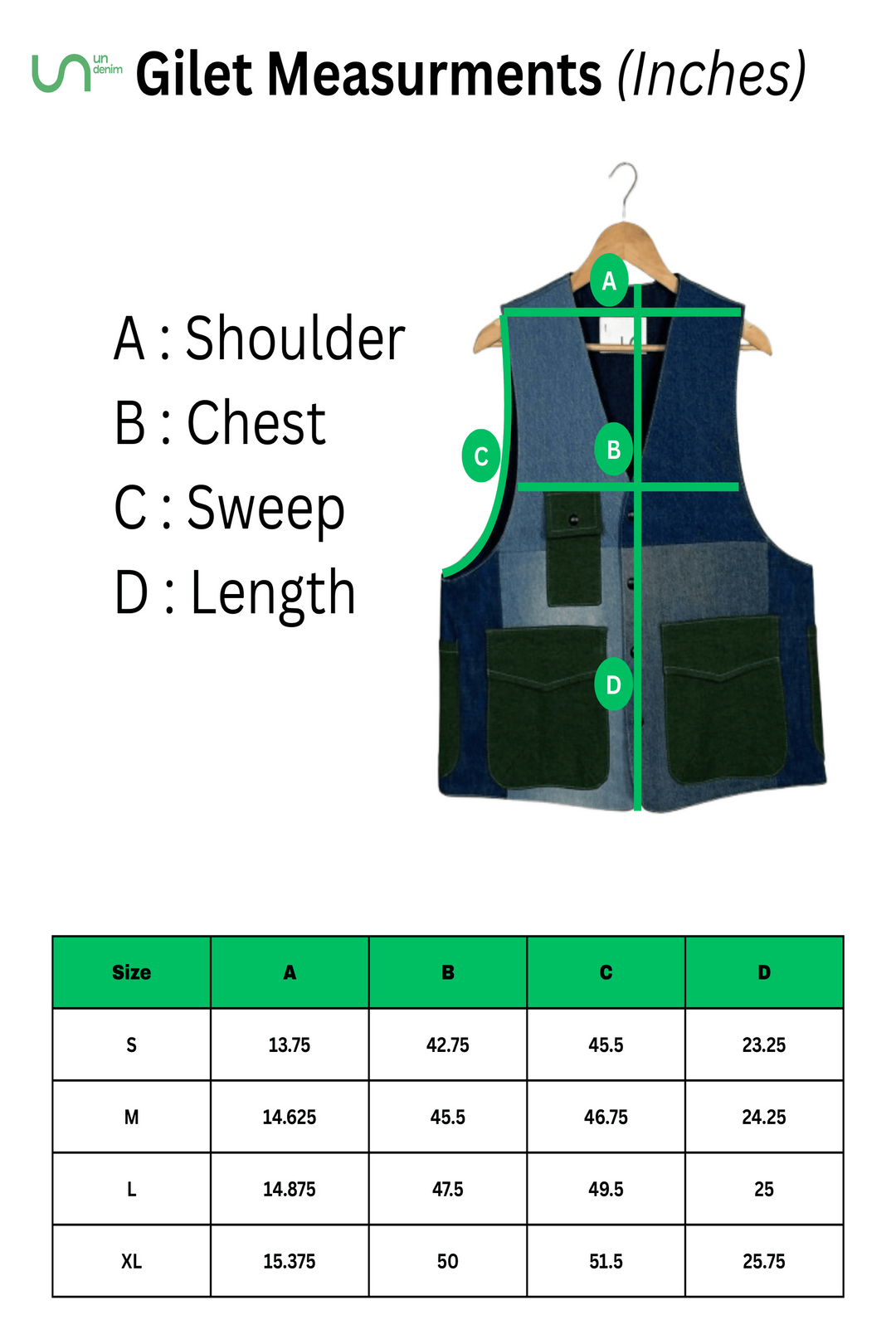 Gilet Size Chart (1)