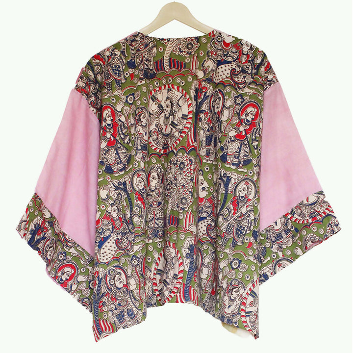 Pink-Green Himgiri Breezy Jacket