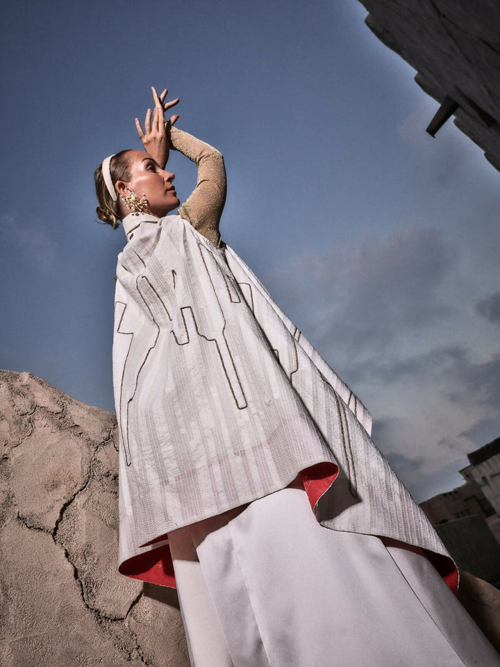 The Ivory Mahira Coat